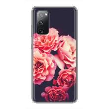 Чехлы с тематикой "ЦВЕТЫ" на Samsung Galaxy S20 FE (Бутоны)