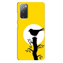 Силіконовий бампер з птичкою на Samsung Galaxy S20 FE – Пташка