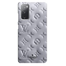 Текстурный Чехол Louis Vuitton для Самсунг С20 ФЕ – Белый ЛВ