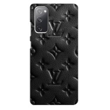 Текстурный Чехол Louis Vuitton для Самсунг С20 ФЕ – Черный ЛВ