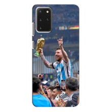 Чехлы Лео Месси Аргентина для Samsung Galaxy S20 Plus (Месси король)