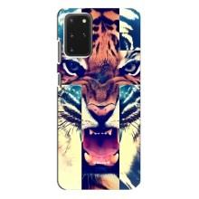 Чохли з зображенням різних тварин на Samsung Galaxy S20 Plus (Яскравий Тигр)