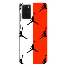 Чехлы для Samsung Galaxy S20 Plus - с картинкой JORDAN (AlphaPrint) (Лого Джордан)