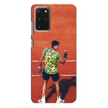 Чехлы с принтом Спортивная тематика для Samsung Galaxy S20 Plus – Алькарас Теннисист