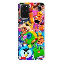 Чехол для Samsung Galaxy S20 Plus Бравл Старс (VPrint) – герои Бравл Старс