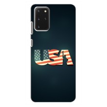 Чехол Флаг USA для Samsung Galaxy S20 Plus (USA)