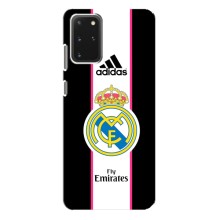 Чехол для Samsung Galaxy S20 Plus с принтом (Лого Real Madrid)