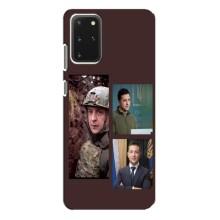Чехол для Samsung Galaxy S20 Plus (AlphaPrint - с принтом Зеленского) – Президент