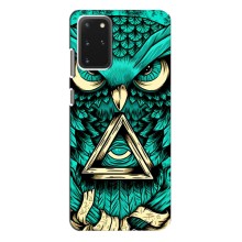 Чехол с птицами на Samsung Galaxy S20 Plus (VPrint) (Сова с глазом)