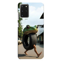 Чехол с мемами тралалело тралала для Samsung Galaxy S20 Plus – Бонека амбалабу