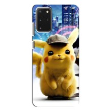 Чехол с Пикачу на Samsung Galaxy S20 Plus (Пикачу в городе)