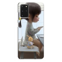 Дівчачий Чохол для Samsung Galaxy S20 Plus (ДІвчина з іграшкою)