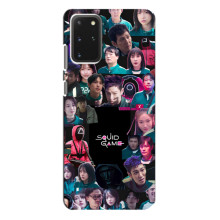 Чохол Гра в кальмара для Samsung Galaxy S20 Plus – Колаж гра кальмара