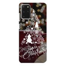 Рождественские Чехлы для Samsung Galaxy S20 Plus (VPrint) (Елочка узорная)