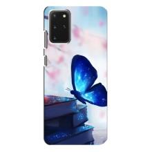 Силіконовий бампер з картинкою звірів для Samsung Galaxy S20 Plus (Метелик синій)