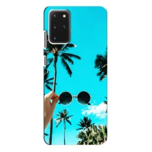 Силиконовый чехол с КАРТИНКАМИ лето для Samsung Galaxy S20 Plus (AlphaPrint) (Взгляд лето)