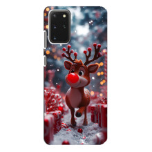 Яркий чехол для Samsung Galaxy S20 Plus с Зимними Оленятами – Олень среди подарков