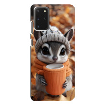 Друкований чохол 'Звірята з кавою' для Samsung Galaxy S20 Plus