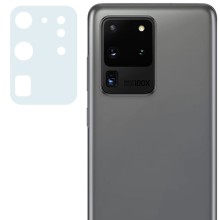 Гибкое защитное стекло 0.18mm на камеру (тех.пак) для Samsung Galaxy S20 Ultra – Прозрачный