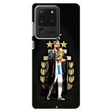 Чехлы для Samsung Galaxy S20 Ultra (Leo чемпион) (AlphaPrint) (Месси Король)