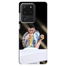 Чехлы Лео Месси Аргентина для Samsung Galaxy S20 Ultra (Кубок Мира)