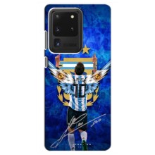 Чехлы Лео Месси Аргентина для Samsung Galaxy S20 Ultra (Месси 10)