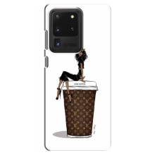 Чохли Луі Вітон для Samsung Galaxy S20 Ultra (AlphaPrint - LOUIS VUITTON) – кава LOUIS VUITTON