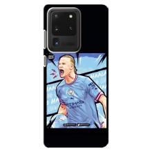 Чехлы с футболистом Ерлинг Холанд для Samsung Galaxy S20 Ultra (AlphaPrint) (гол Эрлинг Холланд)
