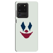 Чехлы с картинкой Джокера на Samsung Galaxy S20 Ultra (Лицо Джокера)