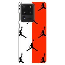 Чехлы для Samsung Galaxy S20 Ultra - с картинкой JORDAN (AlphaPrint) (Лого Джордан)