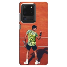 Чехлы с принтом Спортивная тематика для Samsung Galaxy S20 Ultra – Алькарас Теннисист