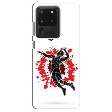 Чехлы с принтом Спортивная тематика для Samsung Galaxy S20 Ultra – Волейболист