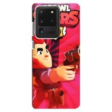 Чехол для Samsung Galaxy S20 Ultra Бравл Старс (VPrint) – Дуелянт Кольт