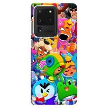 Чехол для Samsung Galaxy S20 Ultra Бравл Старс (VPrint) – Герої Бравл Старс