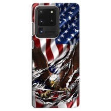 Чехол Флаг USA для Samsung Galaxy S20 Ultra – Флаг USA