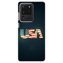 Чехол Флаг USA для Samsung Galaxy S20 Ultra – USA