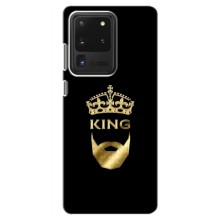 Чехол (Корона на чёрном фоне) для Самсунг С20 Ультра – KING