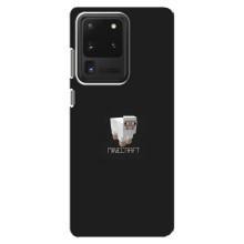 Чехол Майнкрафт на Samsung Galaxy S20 Ultra (AlphaPrint) Minecraft (Овечка Майнкрафт)