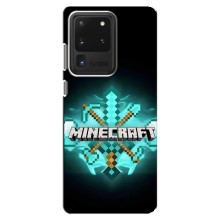 Чехол майнкрафт для Samsung Galaxy S20 Ultra (MineCraft 2)