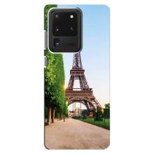 Чехол Эйфелева Башня для Samsung Galaxy S20 Ultra - (AlphaPrint) (Дорога в Париж)