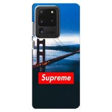 Чехол для Samsung Galaxy S20 Ultra с картинкой Supreme (AlphaPrint) – Стиль Supreme