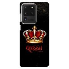 Чехол с Короной Самсунг С20 Ультра - (AlphaPrint) (Корона короля)