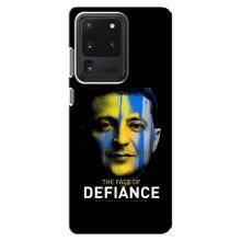 Чехол для Samsung Galaxy S20 Ultra (AlphaPrint - с принтом Зеленского) – В. Зеленский