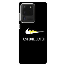 Чехол с логотипом Найк на Samsung Galaxy S20 Ultra – Nike just do it
