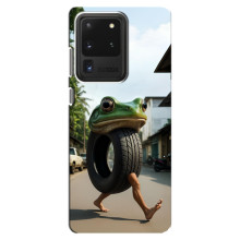 Чехол с мемами тралалело тралала для Samsung Galaxy S20 Ultra – Бонека амбалабу