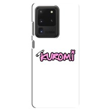 Чехол с персонажем Куроми на Samsung Galaxy S20 Ultra – Лого Куроми