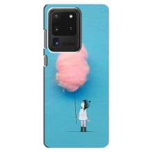 Девчачий Чехол для Samsung Galaxy S20 Ultra (Девочка с тучкой)