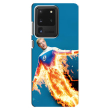 Чехол с принтом Фантастическая четверка для Samsung Galaxy S20 Ultra – Человек-Факел