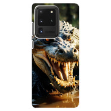 Чехол с картинкой «Хищники» для Samsung Galaxy S20 Ultra – Крокодил