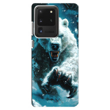 Чехол с картинкой «Хищники» для Samsung Galaxy S20 Ultra – Медведь